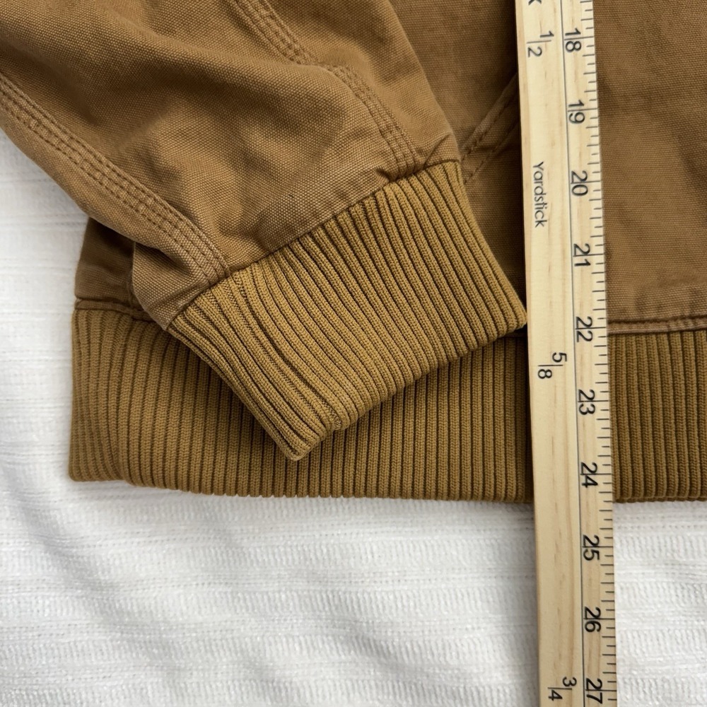 Carhartt Rugged Flex Jacket Women XXL Brown Workwear Full Zip Relaxed Fit - Picture 11 of 12